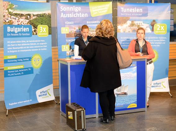 Am Flughafen Erfurt-Weimar